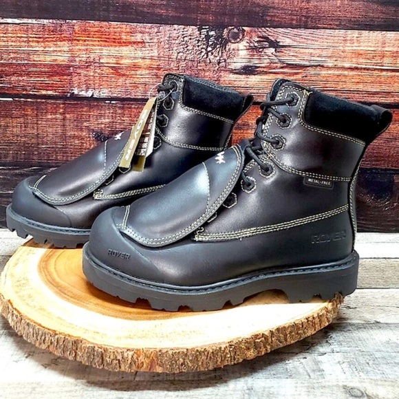 Royer - Composite Toe Work Boots with Met Guard FR Composite Toe - Brown Leather - Picture 14 of 14